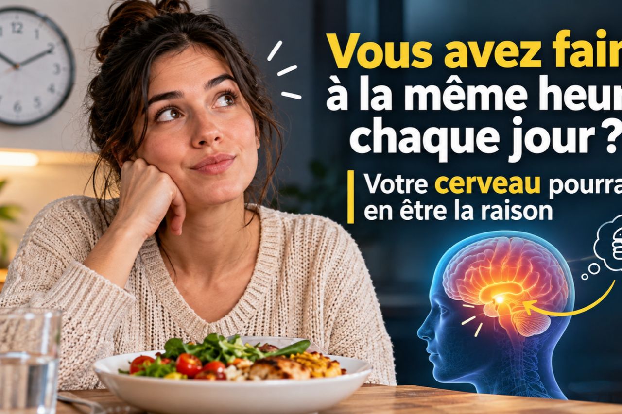 Vous avez faim à la même heure chaque jour